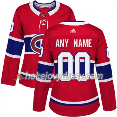 Dámské Hokejový Dres Montreal Canadiens Personalizované Červená 2017-2018 Adidas Authentic